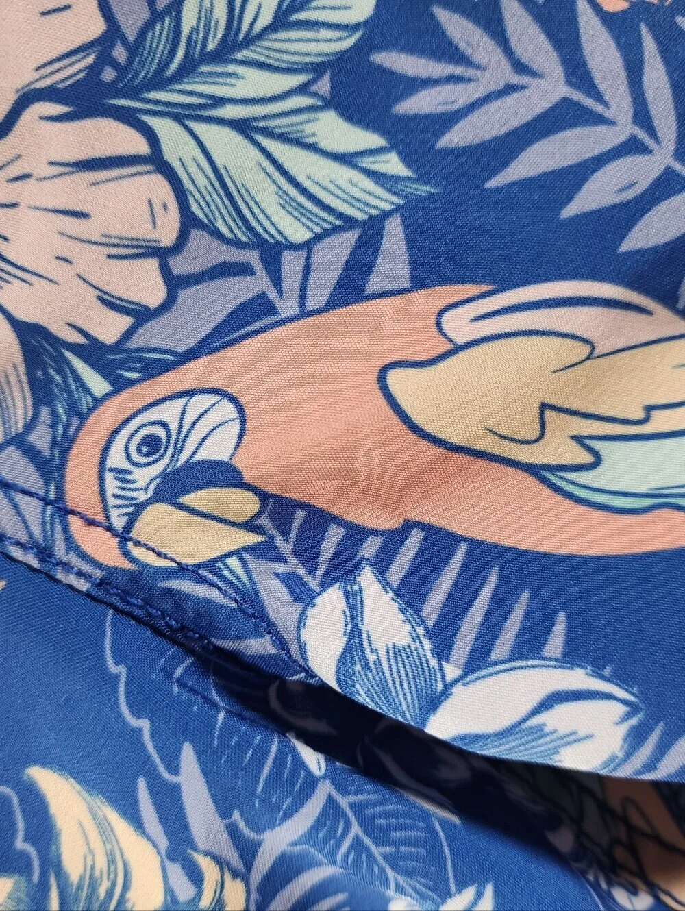 Tommy Bahama Blue and Pink Floral Swim Bottoms